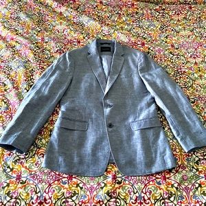 Banana Republic 40R Modern Slim Fit Cotton /Linen Blazer